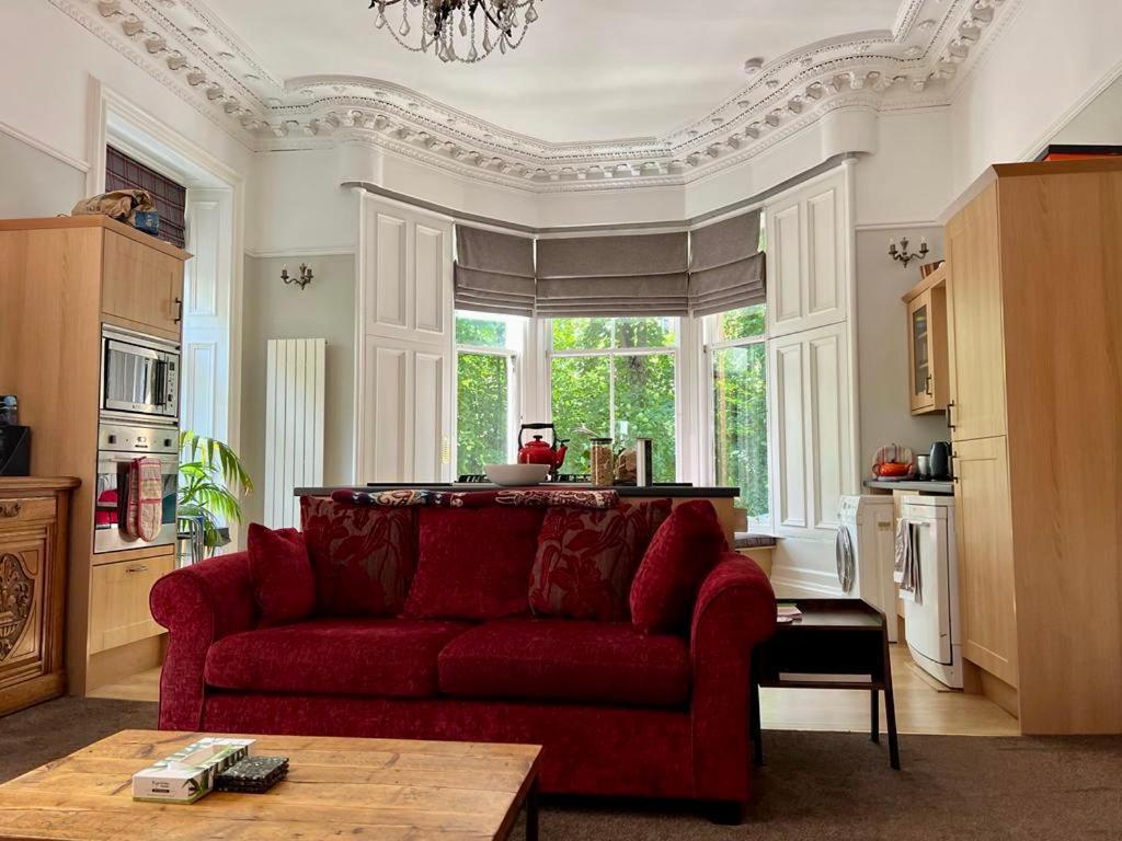 Beautiful Double Room In Idyllic West End Townhouse Glasgow Eksteriør billede